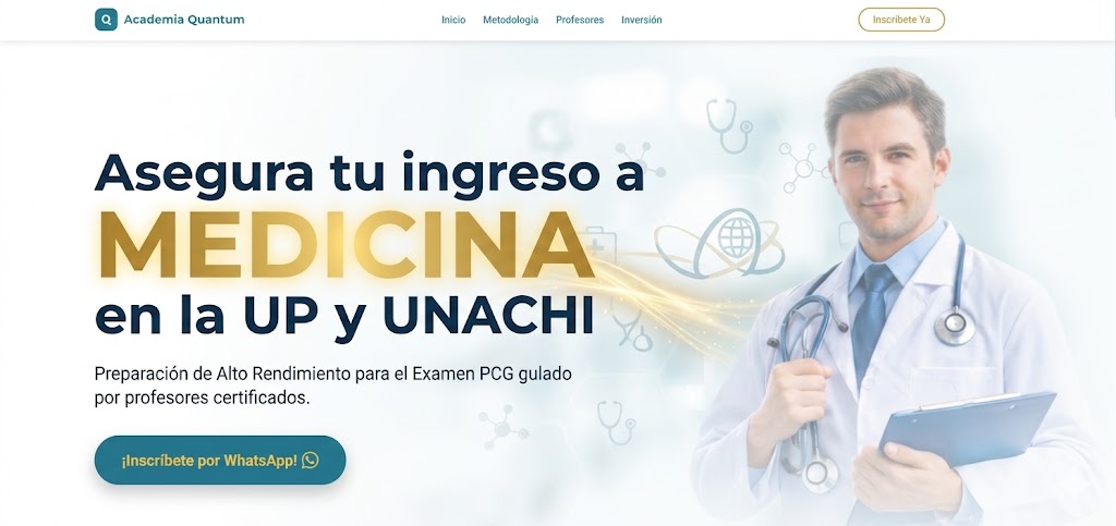 Plataforma virtual de Academia Quantum